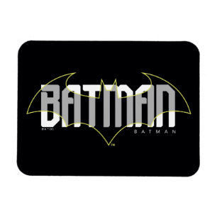 Batman Hi-Tech Namn Graphic Magnet