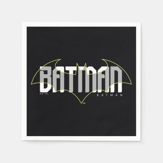 Batman Hi-Tech Namn Graphic Pappersservett (Framsidan)