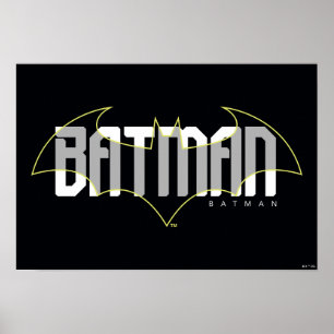Batman Hi-Tech Namn Graphic Poster