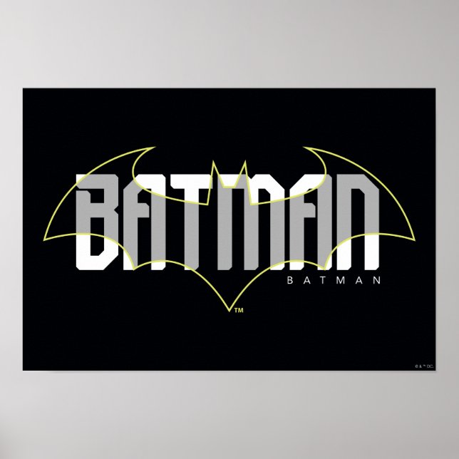 Batman Hi-Tech Namn Graphic Poster (Framsidan)