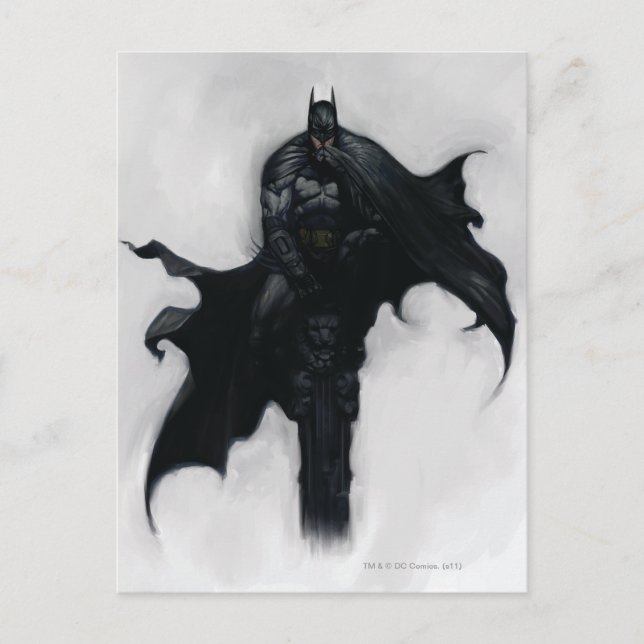 Batman Illustration Vykort (Framsida)