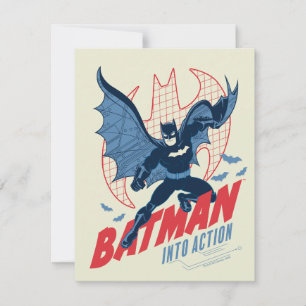 Batman In Action Anteckningskort