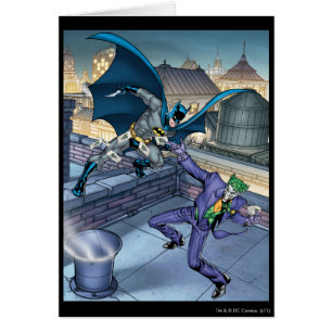 Batman & Joker - Battle Hälsningskort