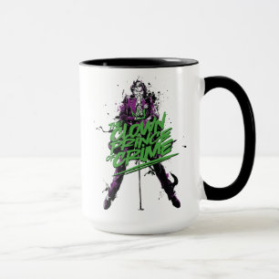 Batman Joker Clown Prince of Crime Bläck Art Mugg