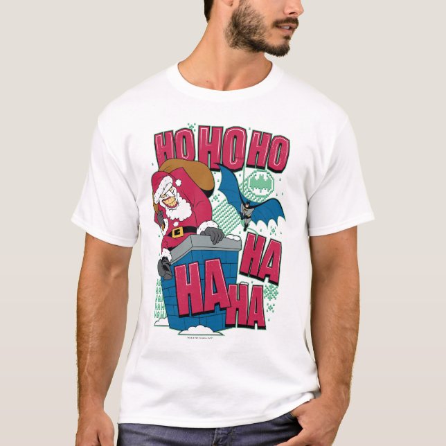 Batman | Joker Jultomten klättra ut Skorsten Tröja (Framsida)