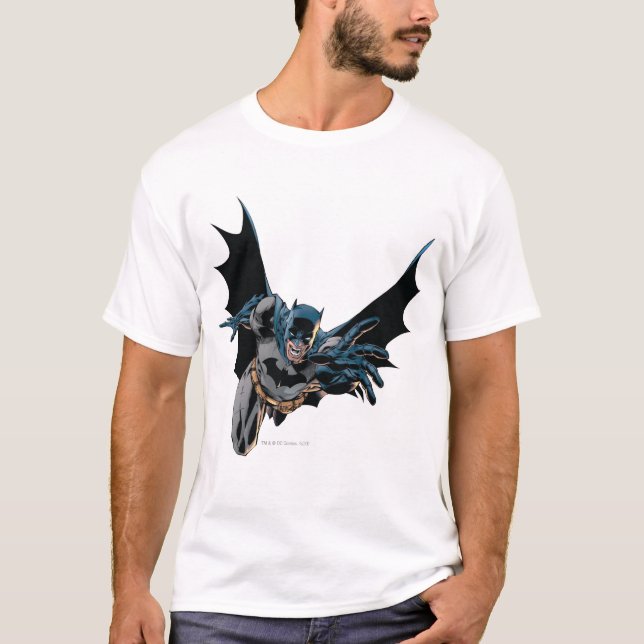 Batman Jumping Forward, Yell T-shirt (Framsida)
