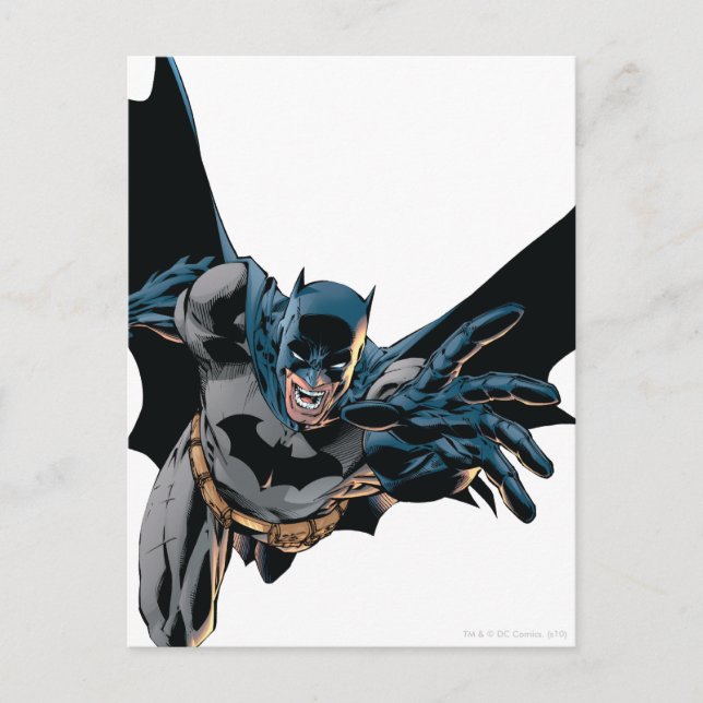Batman Jumping Forward, Yell Vykort (Framsida)