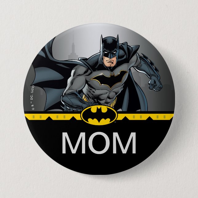 Batman | Kalkbrädets födelsedag Mamma Knapp (Framsida)