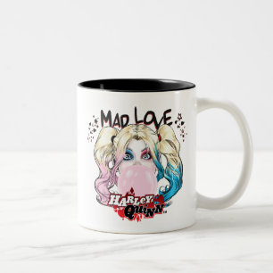 Batman Kärlek Harley Quinn Chewing Bubble Gum Två-Tonad Mugg