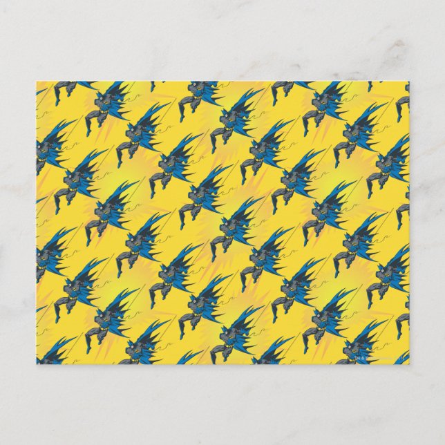 Batman Knight FX - 31B Swinging Batman mönster Vykort (Framsida)