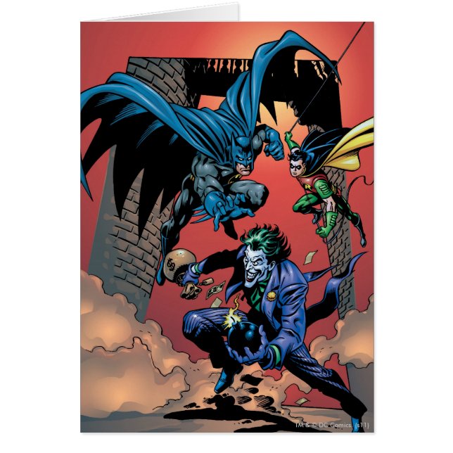 Batman Knight FX - 8 Hälsningskort (Framsidan)