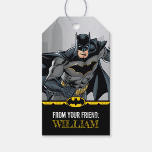 Batman Kritskrift Glad födelsedag från Presentetikett