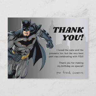 Batman   Kritskrift Glad födelsedag Tack Vykort