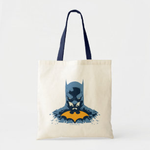 Batman krossade bust med Guld Logotyp Tygkasse