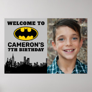 Batman Lägg till Namn och fotot, födelsedagsskyl Poster