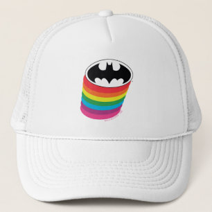 Batman Layered Rainbow Logotyp Keps