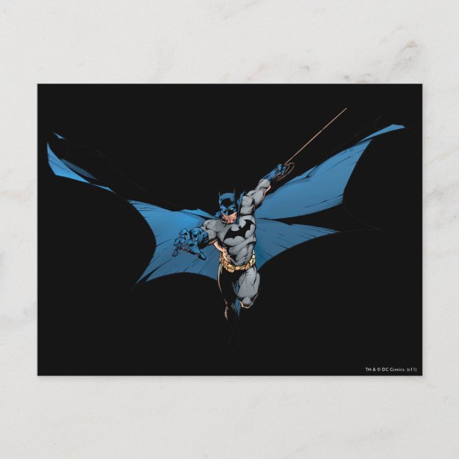 Batman leaps med rep vykort (Framsida)