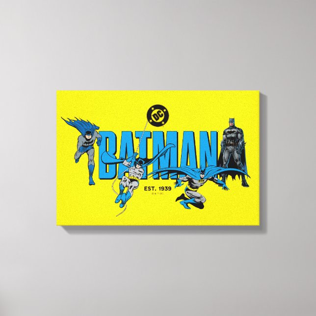 Batman Legends Forever Grafik Canvastryck (Framsida)