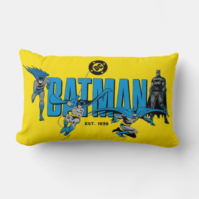 Batman Legends Forever Grafik Lumbarkudde (Framsida)