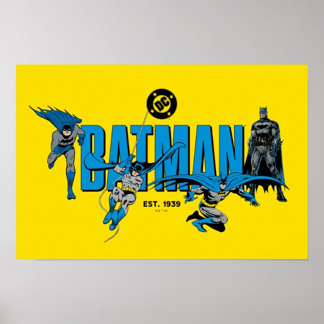Batman Legends Forever Grafik Poster (Framsidan)