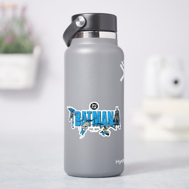 Batman Legends Forever Graphic Klistermärken (HydroFlask)