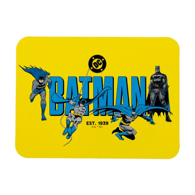 Batman Legends Forever Graphic Magnet (Horisontell)
