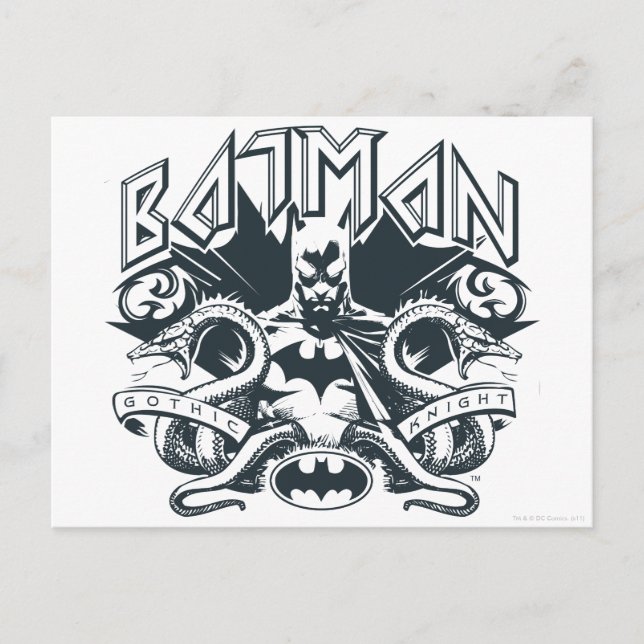 Batman | Logotyp för ögonblicksbilder Vykort (Framsida)