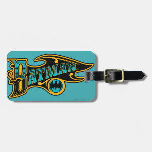 Batman Logotyp för turkos Vintage Bagagebricka