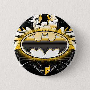 Batman Logotyp med Cars Knapp