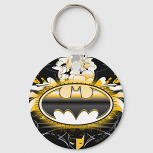 Batman Logotyp med Cars Nyckelring