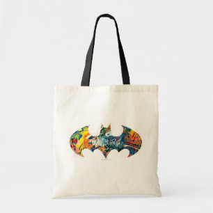 Batman Logotyp Neon 80's Graffiti Tygkasse