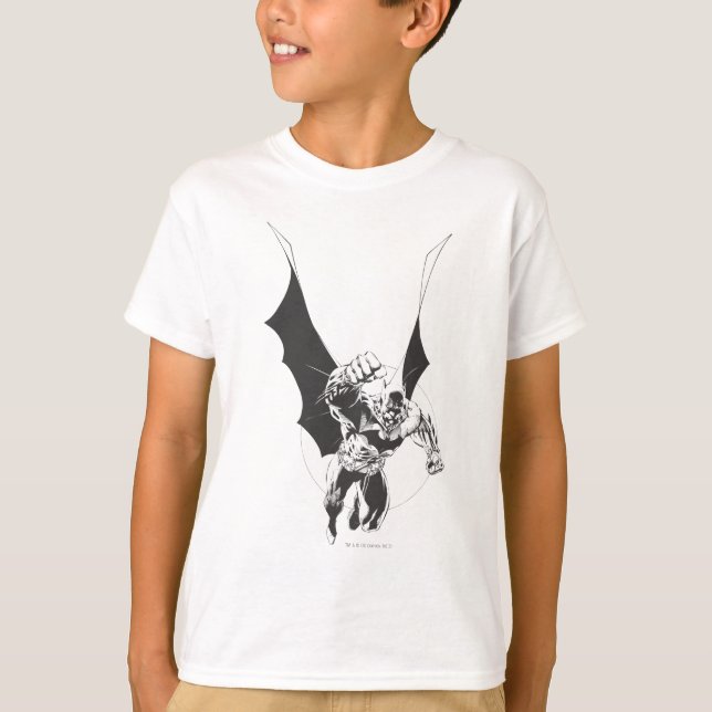 Batman Måne Outline T-shirt (Framsida)