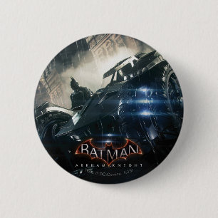 Batman med batteri i regnet knapp
