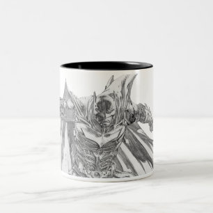 Batman med cape Teckning Två-Tonad Mugg