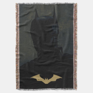 Batman med gyllene Fladdermus-symbolen Filt
