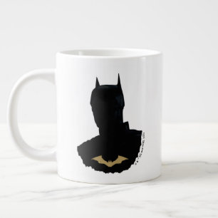 Batman med gyllene Fladdermus-symbolen Jumbo Mugg