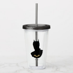 Batman med gyllene Fladdermus-symbolen Take Away Mugg