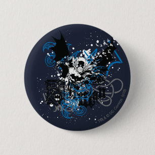 Batman med Knotwork Collage Knapp