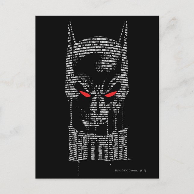 Batman med Mantra Vykort (Framsida)
