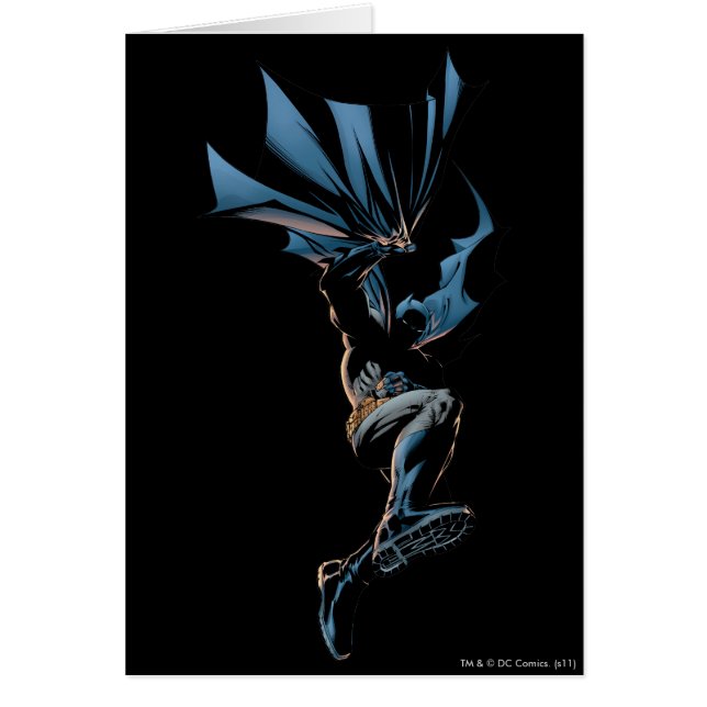 Batman Mörk Figur Hälsningskort (Framsidan)