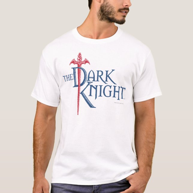 Batman Mörk Knight | Namn Red Sword Logotyp Tröja (Framsida)
