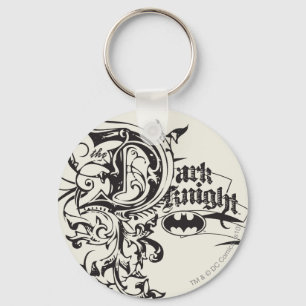 Batman Mörk Knight Ornate Logotyp Nyckelring