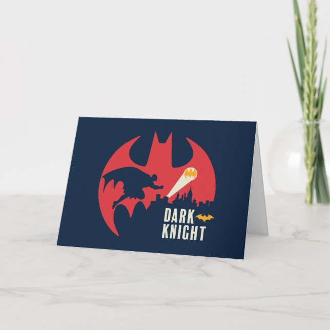 Batman Mörken Knight Fladdermus Logotyp Kort (Framsida)