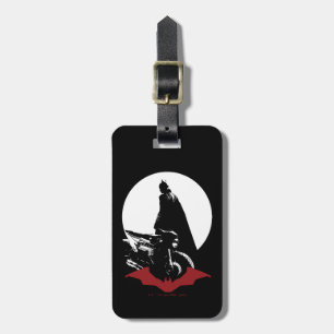 Batman Motorcle Silhouette Bagagebricka