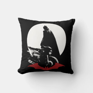 Batman Motorcle Silhouette Kudde