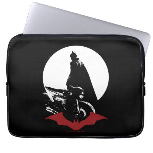 Batman Motorcle Silhouette Laptop Fodral