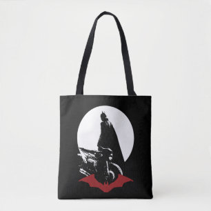 Batman Motorcle Silhouette Tygkasse