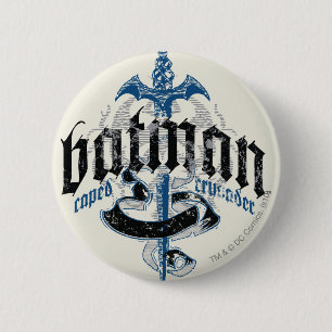 Batman Namn med Word-Logotyp Knapp