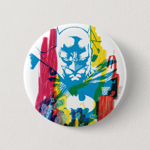Batman Neon Marker Collage Knapp