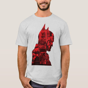 Batman Newspaper Silhouette T Shirt